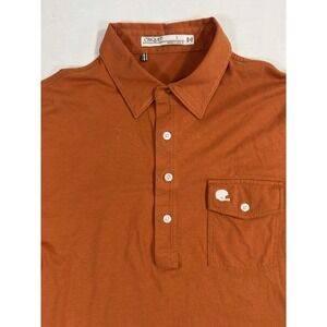 Criquet Mens Polo Shirt Large University Of Texas Longhorns Performance Players